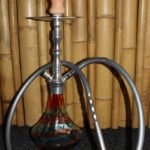 Aladin - barevná váza, stříbrné tělo